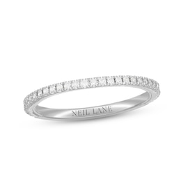 Previously Owned Neil Lane Diamond Wedding Band 1/5 ct tw Round-cut 14K White Gold