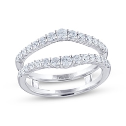 Previously Owned THE LEO Diamond Enhancer Ring 3/4 ct tw Round-cut 14K White Gold