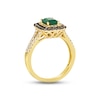 Thumbnail Image 2 of Previously Owned Le Vian Emerald Ring 1/2 ct tw Diamonds 14K Honey Gold