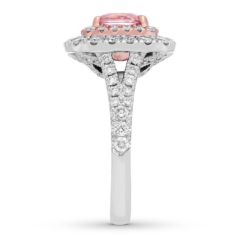 Previously Owned Neil Lane Morganite Engagement Ring 1-1/4 ct tw ...