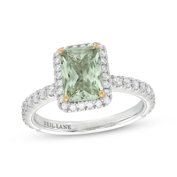 Previously Owned Neil Lane Quartz Engagement Ring 5/8 ct tw Diamonds 14K Two-Tone Gold Size 5