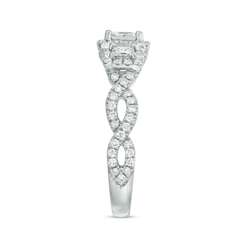 Main Image 3 of Previously Owned Neil Lane Engagement Ring 1-1/8 ct tw Diamonds 14K White Gold Size 6