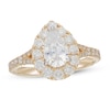 Thumbnail Image 1 of Previously Owned Neil Lane Diamond Engagement Ring 1-7/8 ct tw Pear & Round-cut 14K Yellow Gold Size 8