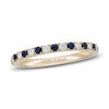 Thumbnail Image 0 of Previously Owned Neil Lane Blue Sapphire & Diamond Anniversary Ring 1/5 ct tw 14K Yellow Gold Size 9