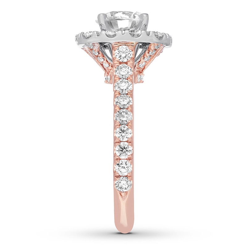 Previously Owned Neil Lane Engagement Ring 2-3/4 ct tw Diamonds 14K Rose Gold