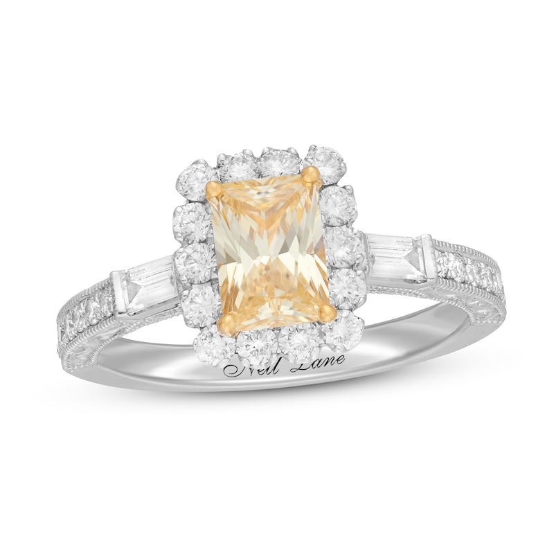 Main Image 1 of Previously Owned Neil Lane Yellow Diamond Engagement Ring 1-5/8 ct tw 14K White Gold