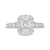 Thumbnail Image 3 of Previously Owned Neil Lane Diamond Engagement Ring 2-1/4 ct tw Radiant & Round-cut 14K White Gold Size 5