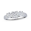 Thumbnail Image 1 of Previously Owned Round-Cut Diamond Three-Stone Engagement Ring 1-1/2 ct tw 14K White Gold