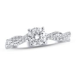 Previously Owned Lab-Grown Diamonds by KAY Engagement Ring 1 ct tw 14K White Gold