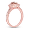 Thumbnail Image 1 of Previously Owned Neil Lane Morganite Engagement Ring 3/4 ct tw Diamonds 14K Rose Gold Size 14