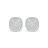 Thumbnail Image 1 of Previously Owned Lab-Created Diamonds by KAY Cushion-Shaped Stud Earrings 1 ct tw 10K White Gold