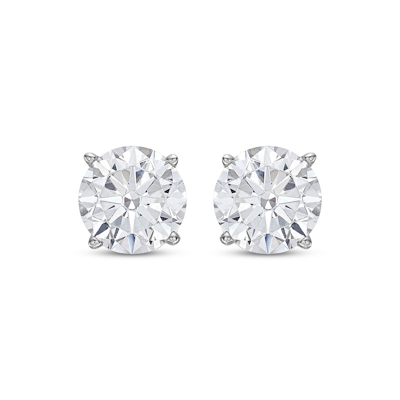 Previously Owned Lab-Created Diamonds by KAY Solitaire Stud Earrings 1 ...