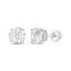 Thumbnail Image 1 of Previously Owned Lab-Grown Diamonds by KAY Solitaire Stud Earrings 2 ct tw 14K White Gold (F/SI2)