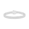 Thumbnail Image 1 of Previously Owned Lab-Grown Diamonds by KAY Triple-Row Bracelet 6 ct tw 10K White Gold 7.25&quot;