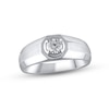 Thumbnail Image 0 of Previously Owned Men's Lab-Created Diamonds by KAY Wedding Band 1/2 ct tw 14K White Gold