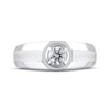 Thumbnail Image 2 of Previously Owned Men's Lab-Created Diamonds by KAY Wedding Band 1/2 ct tw 14K White Gold