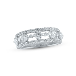 Previously Owned Lab-Grown Diamonds by KAY Anniversary Band 1-1/2 ct tw 14K White Gold