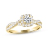 Thumbnail Image 1 of Previously Owned THE LEO Ideal Cut Diamond Engagement Ring 3/4 ct tw 14K Yellow Gold