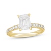 Thumbnail Image 1 of Previously Owned Neil Lane Artistry Emerald-Cut Lab-Grown Diamond Engagement Ring 2-1/2 ct tw 14K Yellow Gold Size 6.5