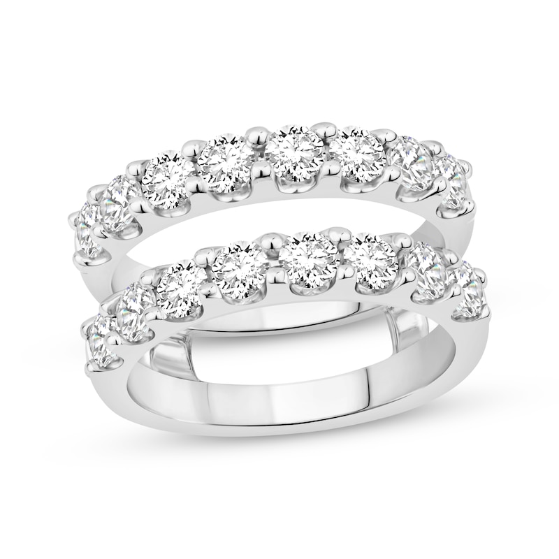 Main Image 1 of Previously Owned Lab-Grown Diamonds by KAY Enhancer Ring 2 ct tw 14K White Gold