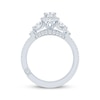 Thumbnail Image 3 of Previously Owned Monique Lhuillier Bliss Diamond Engagement Ring 1-1/8 ct tw Marquise & Round-cut 18K White Gold