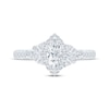 Thumbnail Image 4 of Previously Owned Monique Lhuillier Bliss Diamond Engagement Ring 1-1/8 ct tw Marquise & Round-cut 18K White Gold