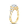 Thumbnail Image 2 of Previously Owned Monique Lhuillier Bliss Diamond Engagement Ring 1-1/4 ct tw Pear, Round & Marquise-cut 18K Two-Tone Gold