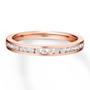 Thumbnail Image 4 of Previously Owned Diamond Wedding Band 1/5 ct tw 14K Rose Gold