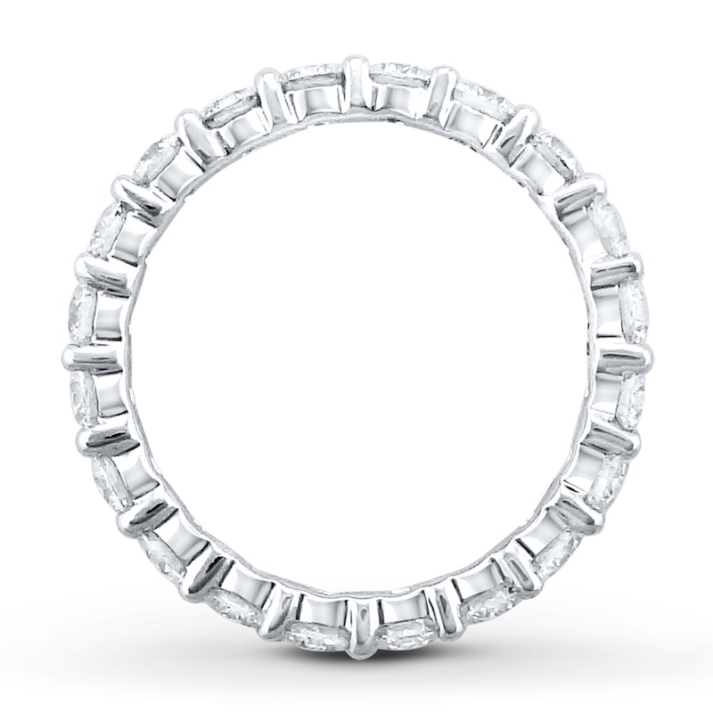 Main Image 2 of Previously Owned Diamond Eternity Ring 2 ct tw Round-cut 14K White Gold