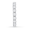 Thumbnail Image 3 of Previously Owned Diamond Eternity Ring 2 ct tw Round-cut 14K White Gold