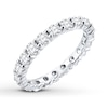 Thumbnail Image 4 of Previously Owned Diamond Eternity Ring 2 ct tw Round-cut 14K White Gold