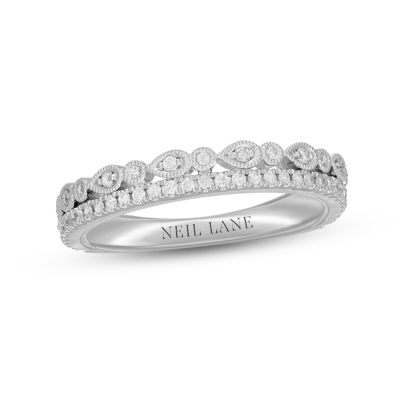 Main Image 1 of Previously Owned Neil Lane Anniversary Band 1/4 ct tw Round-cut 14K White Gold