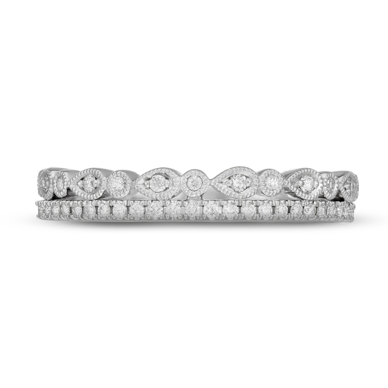 Main Image 3 of Previously Owned Neil Lane Anniversary Band 1/4 ct tw Round-cut 14K White Gold