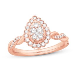 Previously Owned Neil Lane Designs Diamond Ring 3/8 ct tw 14K Rose Gold