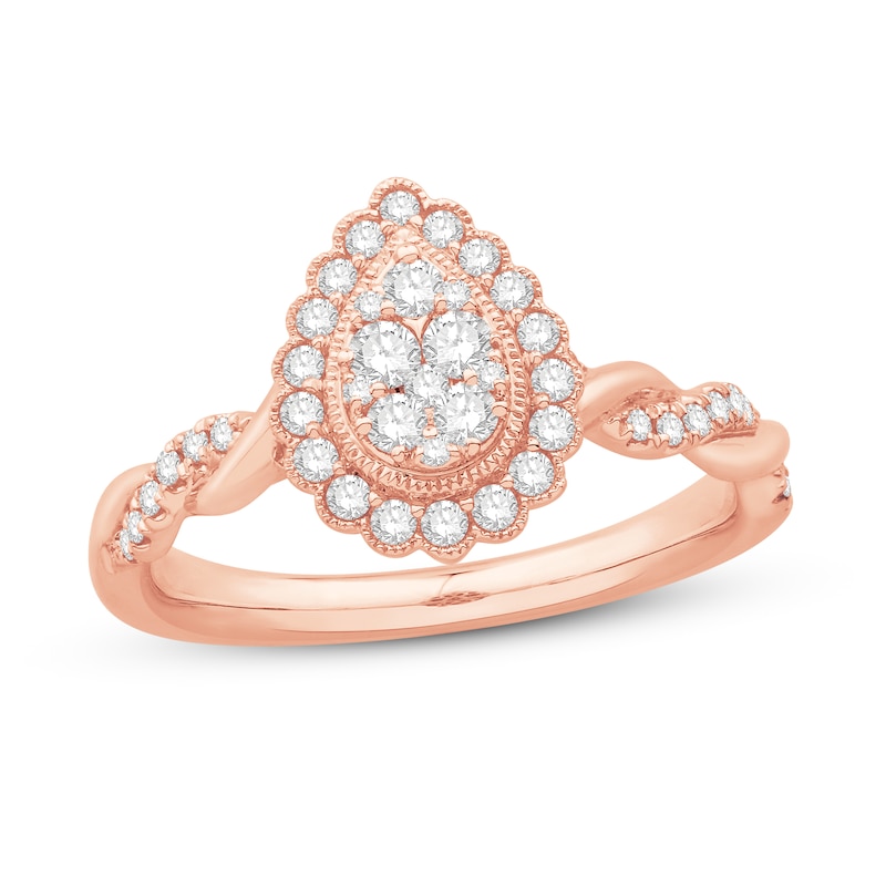 Main Image 1 of Previously Owned Neil Lane Designs Diamond Ring 3/8 ct tw 14K Rose Gold