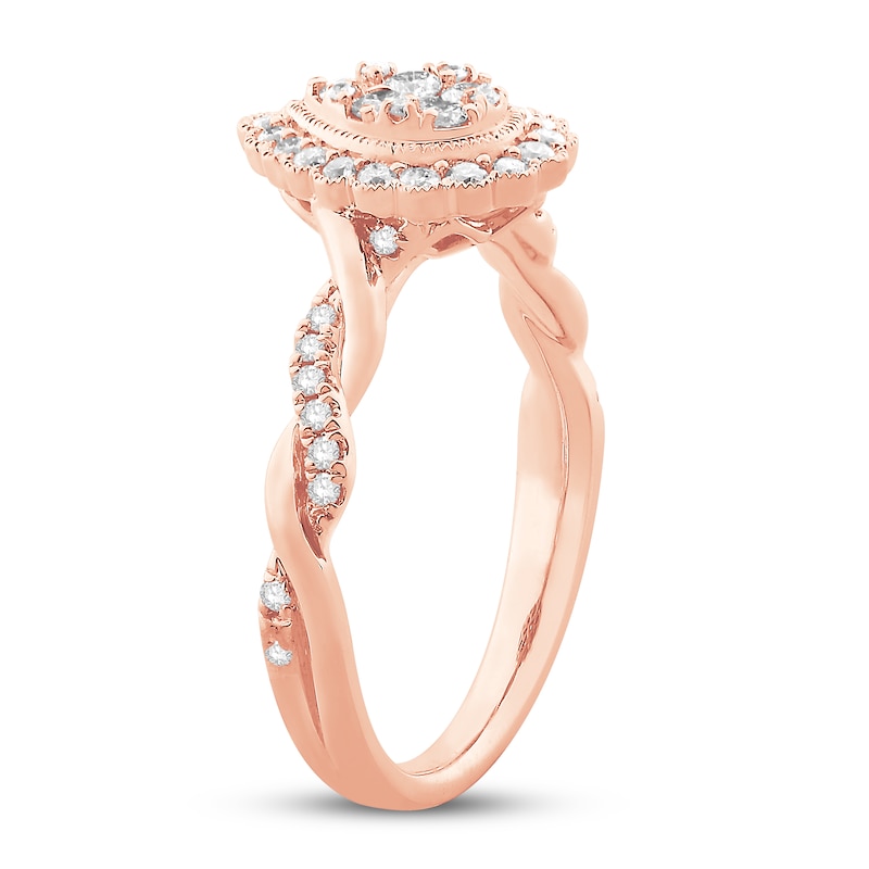 Main Image 2 of Previously Owned Neil Lane Designs Diamond Ring 3/8 ct tw 14K Rose Gold