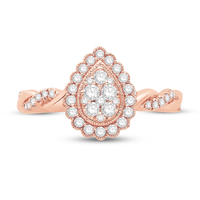 Main Image 3 of Previously Owned Neil Lane Designs Diamond Ring 3/8 ct tw 14K Rose Gold