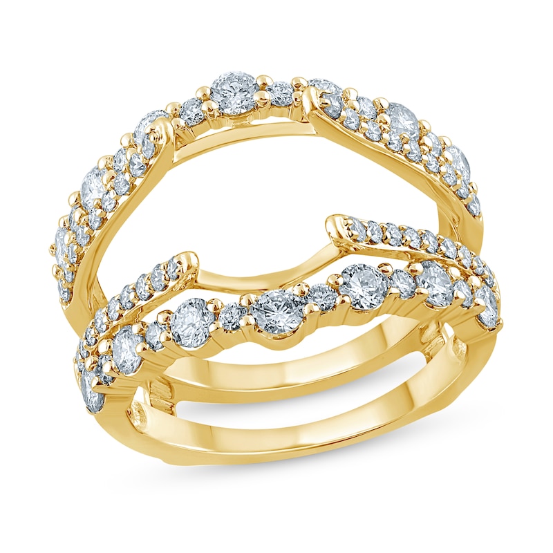 Main Image 1 of Previously Owned Diamond Enhancer Band 1-1/3 ct tw Round-cut 14K Yellow Gold