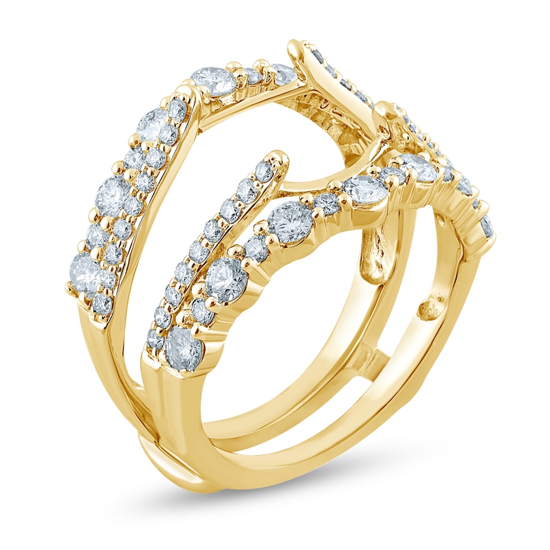 Main Image 2 of Previously Owned Diamond Enhancer Band 1-1/3 ct tw Round-cut 14K Yellow Gold