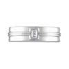 Thumbnail Image 3 of Previously Owned Diamond Band 1/10 ct tw Emerald-Cut 14K White Gold