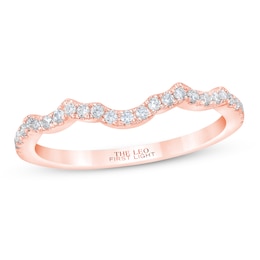 Previously Owned THE LEO First Light Diamond Wedding Band 1/5 ct tw Round-cut 14K Rose Gold