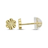 Thumbnail Image 1 of Children's Diamond-Cut Flower Stud Earrings 14K Yellow Gold