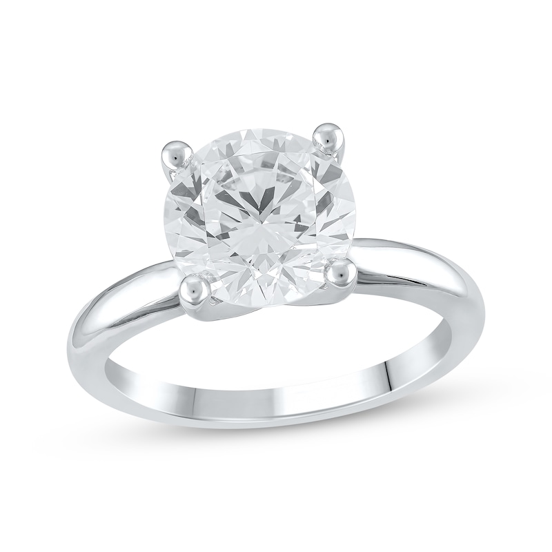 Main Image 1 of Lab-Grown Diamonds by KAY Solitaire Engagement Ring 3 ct tw 14K White Gold (F/SI2)