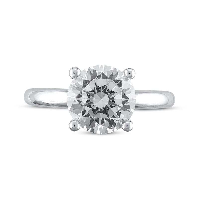 Main Image 4 of Lab-Grown Diamonds by KAY Solitaire Engagement Ring 3 ct tw 14K White Gold (F/SI2)