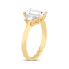 Thumbnail Image 2 of Memories Moments Magic Lab-Grown Diamonds by KAY Emerald-Cut & Trapezoid-Cut Three-Stone Engagement Ring 4-1/6 ct tw 14K Yellow Gold