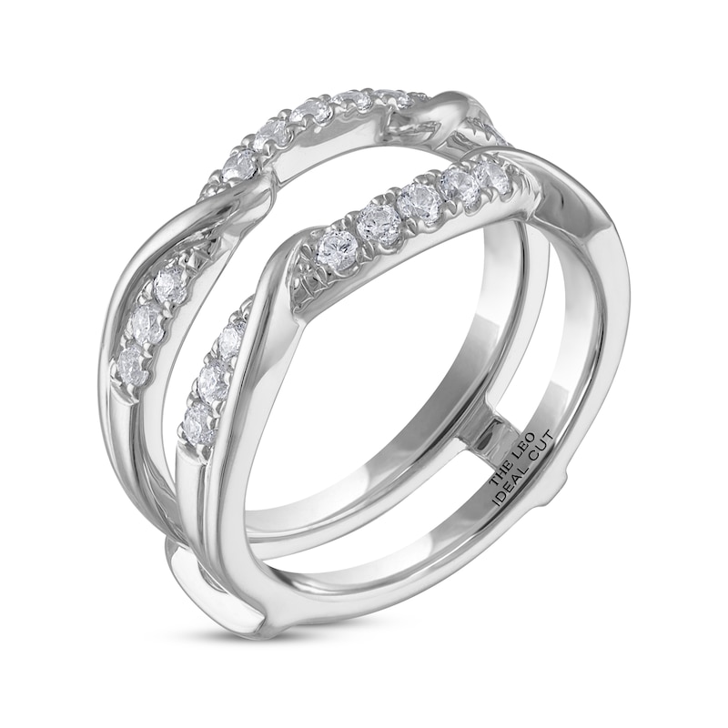 Main Image 2 of THE LEO Ideal Cut Diamond Enhancer Ring 1/2 ct tw 14K White Gold