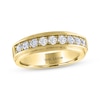 Thumbnail Image 1 of Men's THE LEO Diamond Wedding Band 3/4 ct tw 14K Yellow Gold