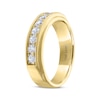 Thumbnail Image 2 of Men's THE LEO Diamond Wedding Band 3/4 ct tw 14K Yellow Gold