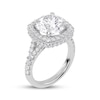 Thumbnail Image 2 of Now + Forever Lab-Grown Diamonds Round-Cut Cushion Halo Engagement Ring 5 ct tw 14K White Gold