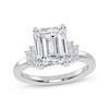 Thumbnail Image 1 of Lab-Grown Diamonds by KAY Emerald-Cut Engagement Ring 2-1/3 ct tw 14K White Gold